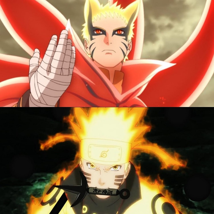 Mode Baryon Vs Mode Rikudo Naruto