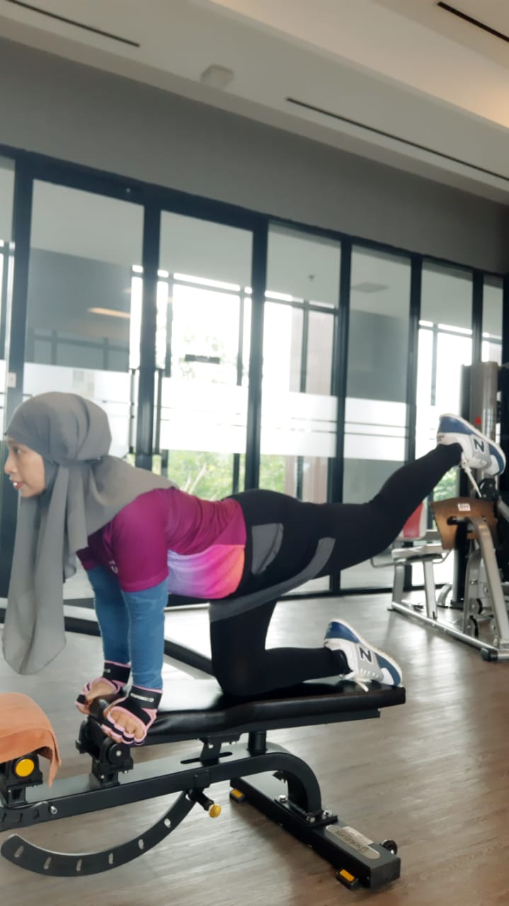 TETAP AKTIF: Berpuasa tidak menghalangi orang untuk melakukan olahraga.
