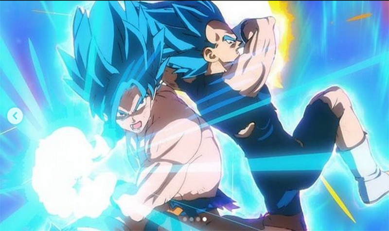 BERUBAH: Goku dan Vegeta saat akan bergabung bersama mengalahkan musuhnya