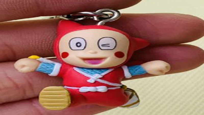 LUCU: Gantungan kunci dengan karakter Ninja Hattori.