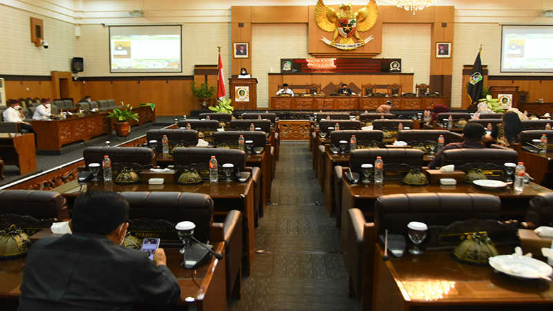GEDUNG DEWAN: Tujuh petahanan DPRD Banyuwangi periode 2019-2024 tidak akan berkantor lagi di Gedung Dewan