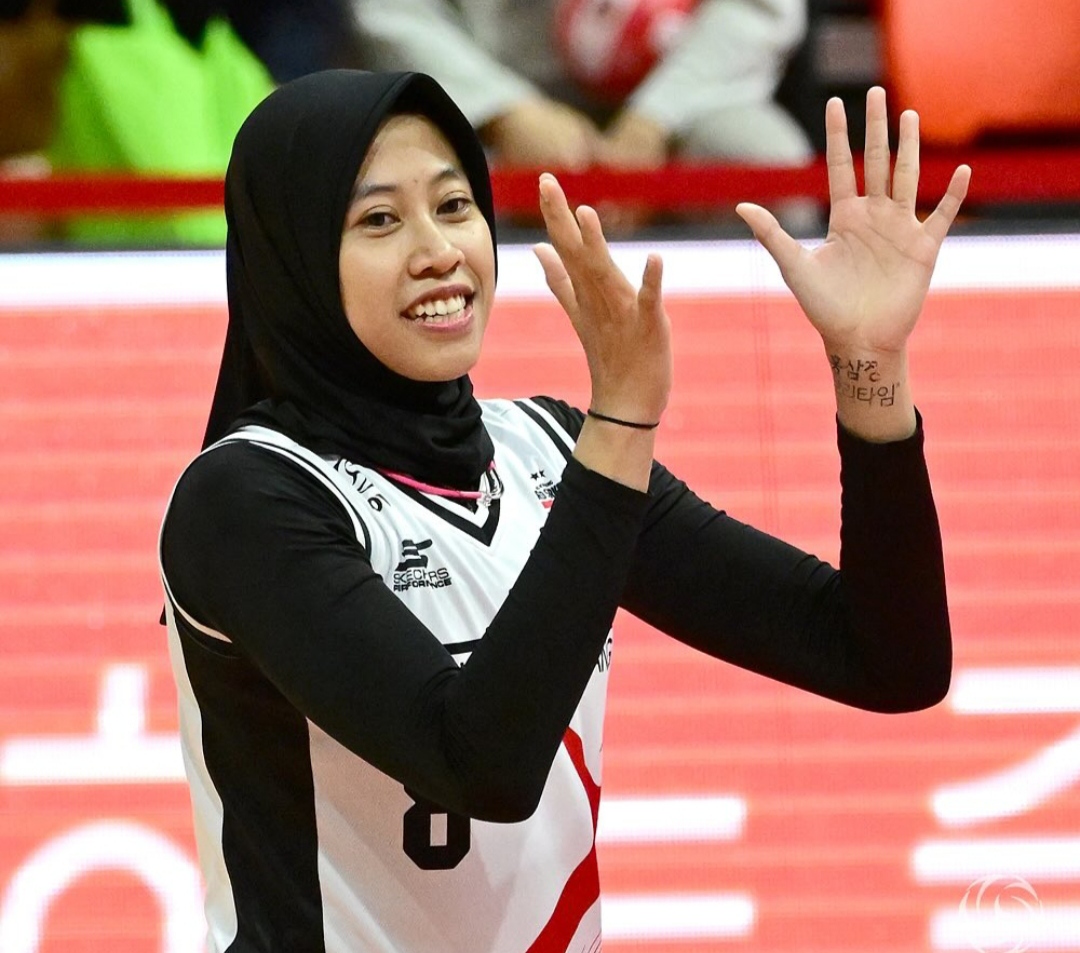 SIAP TEMPUR: Megawati siap jadi andalan Red Sparks di musim keduanya di Liga Korea