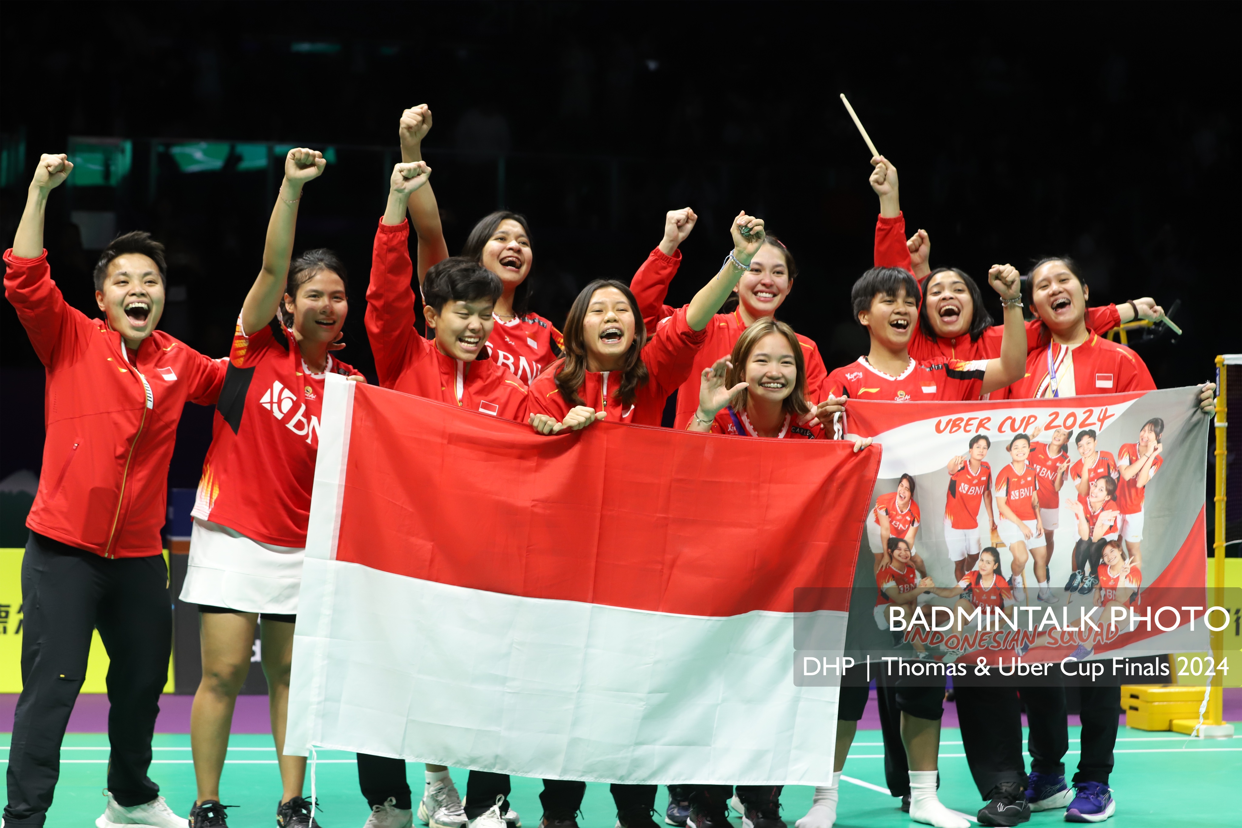 Tim putri Indonesia lolos final Piala Uber 2024