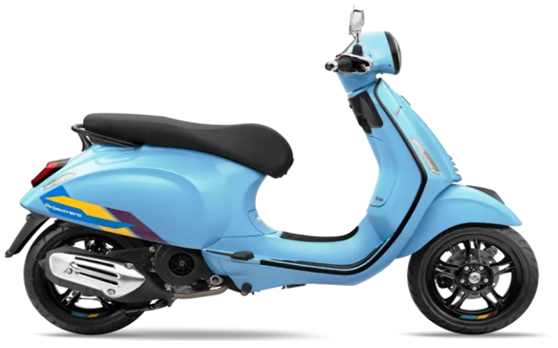 MODERN: Motor Vespa hadir 2024 ini dengan dua varian Primavera dan Sprint
