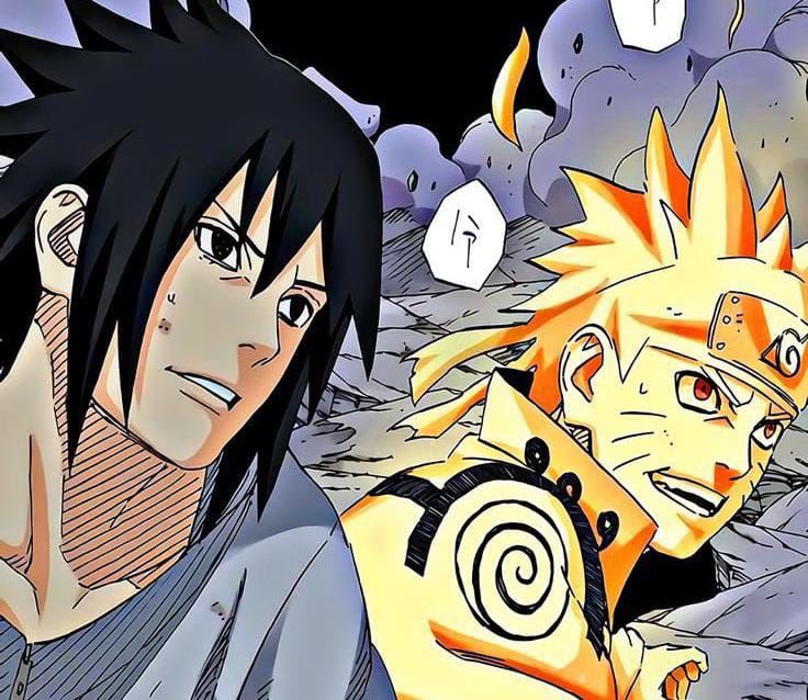 Sasuke Uchiha dan Naruto Uzumaki