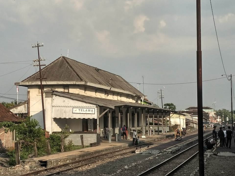 Stasiun Telawa Boyolali pada tahun 2019 silam.