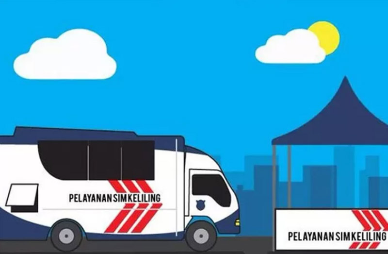 HADIR KEMBALI: Layanan SIM keliling hadir untuk masyarakat