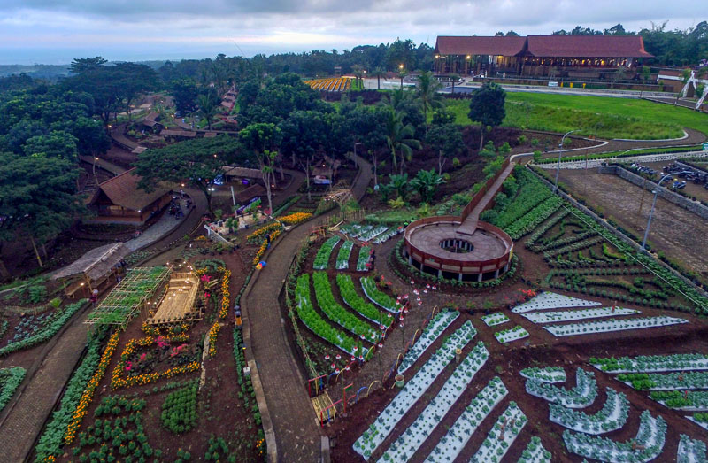 PANORAMA MENAWAN: Agrowisata Taman Suruh (AWT) mulai hari ini hingga Minggu depan (7/7), AWT dimeriahkan berbagai event, termasuk festival arsitektur.&nbsp;&nbsp;