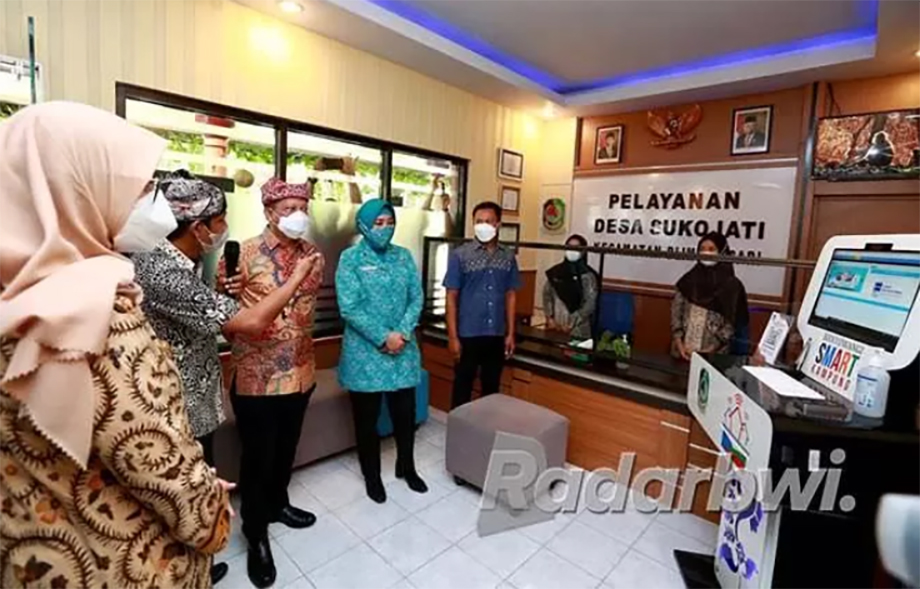 Ilustrasi penerapan smart kampung di tingkat desa. (Ramada Kusuma/Radar Banyuwangi