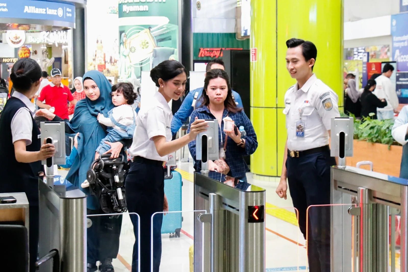 Face recognition, inovasi KAI untuk mempercepat proses boarding di stasiun.