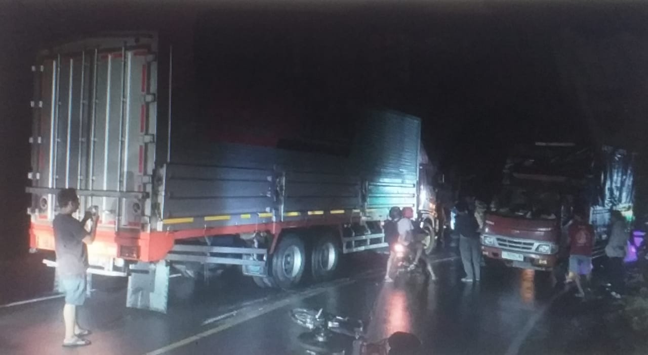 TRAGIS: Pemotor Asal Lampung dilindas truk Hino yang dikemudikan warga Banyuwangi