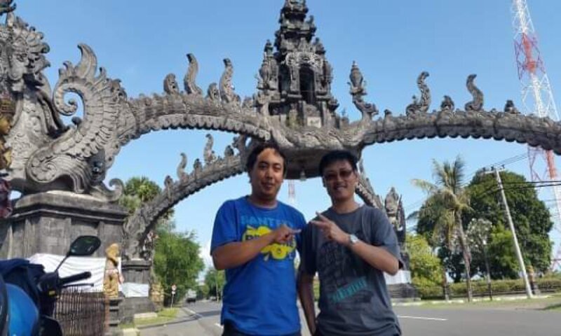 LANDMARK: Candi Gelung Kori di Gilimanuk menjadi ikon wisata di Bali