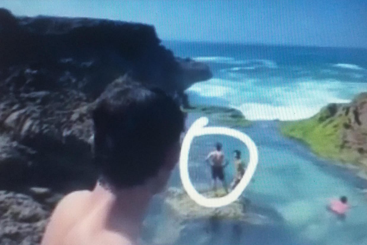 NAHAS: Video yang menunjukkan detik-detik kejadian nahas di salah satu pantai di Tulungagung