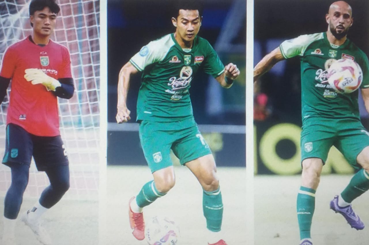 ANDALAN: Tiga pemain Persebaya Surabaya siap jadi tumpuan dalam away ke markas Persib Bandung