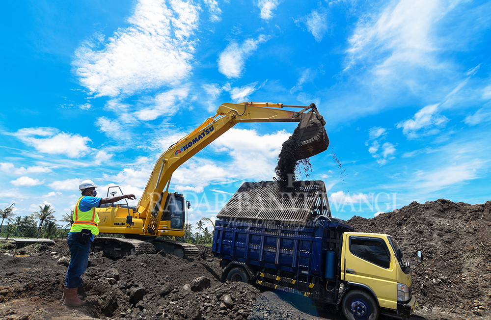 DIBUTUHKAN: Lokasi tambang galian C di Banyuwangi sebagai pemasok material pasir bahan bangunan.