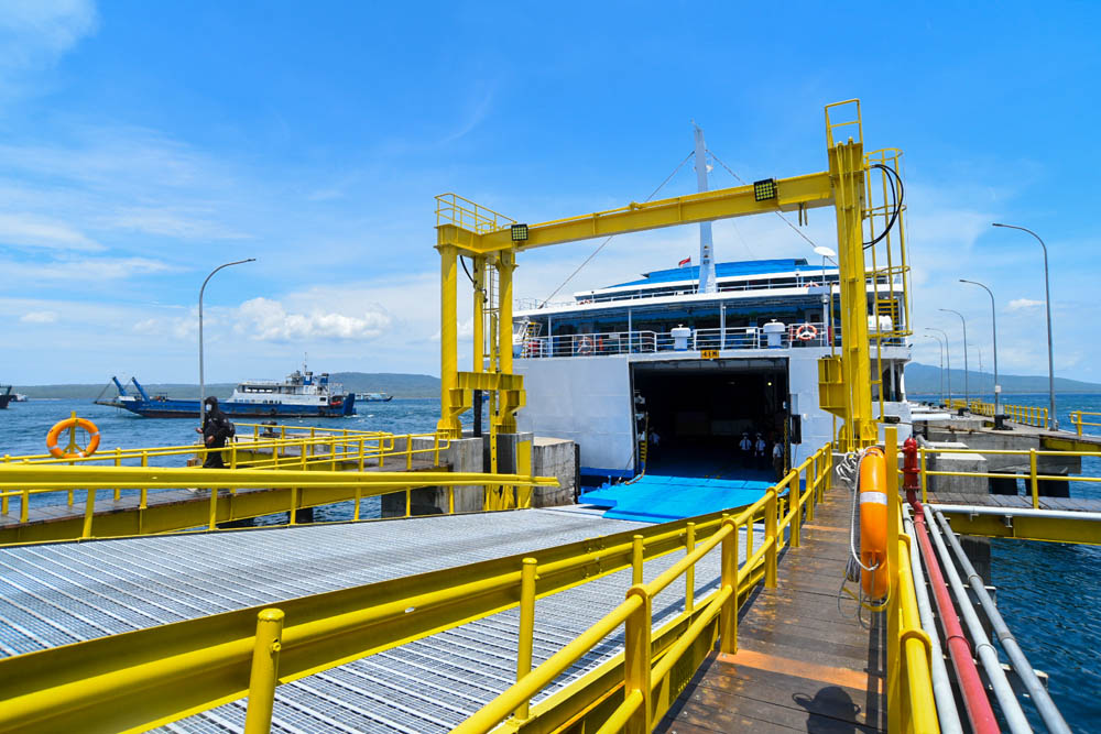 HIDROLIK: Salah satu dermaga MB di Pelabuhan Ketapang Banyuwangi.