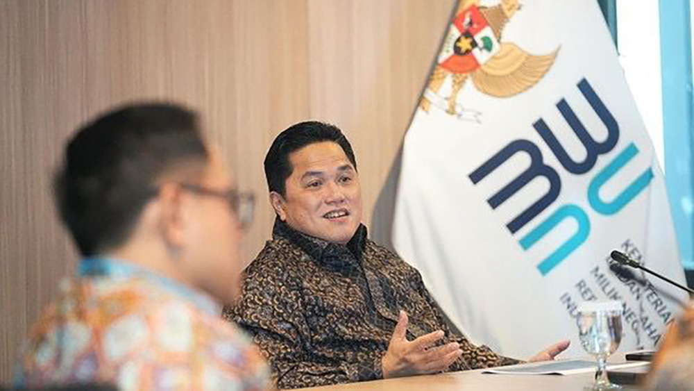 Menteri BUMN Erick Thohir.