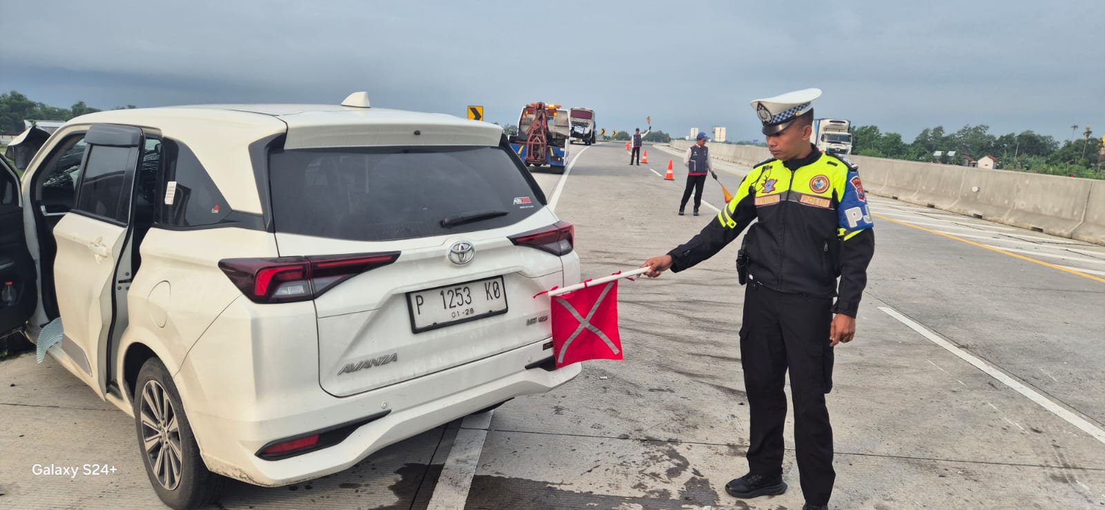 NAHAS: Kondisi mobil yang ditumpangi Syamsuddin Batola