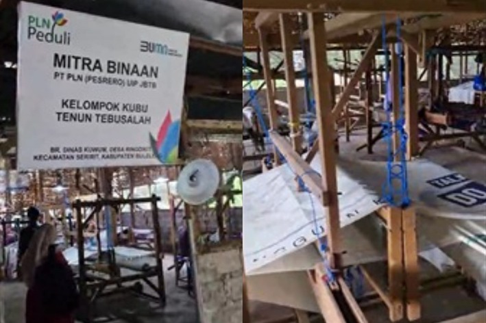 Serah Terima Program TJSL PLN UIP JBTB Tahun 2024 Bantuan Diversifikasi Produk Tenun Tebusalah, Kelompok Kubu Tenun Tebusalah, Kecamatan Ringdikit, Kabupaten Buleleng, Bali.