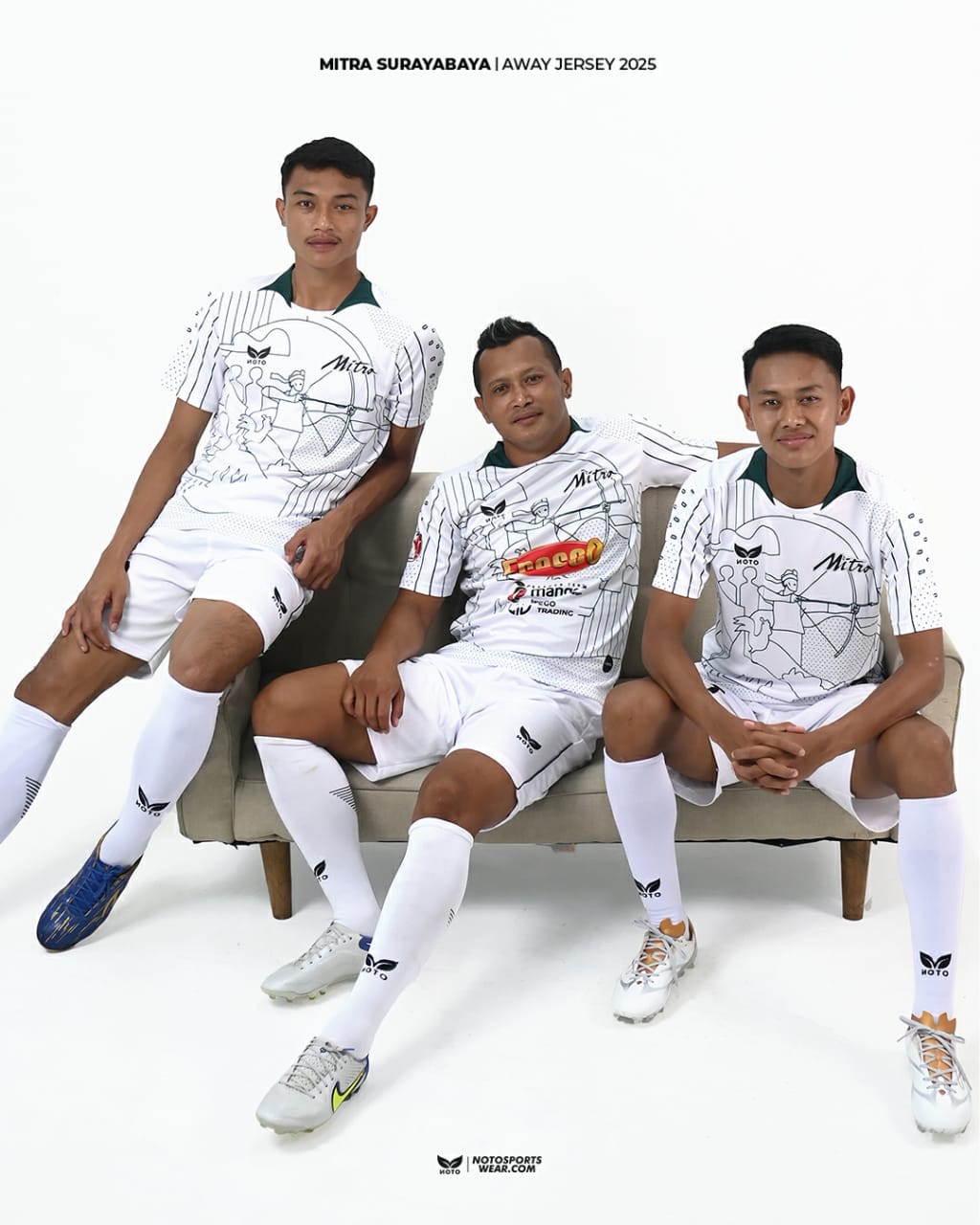 AWAY: Warna putih dipilih sebagai jersey tandang Mitra Surabaya dalam Liga 4 PSSI Jatim 2024/2025