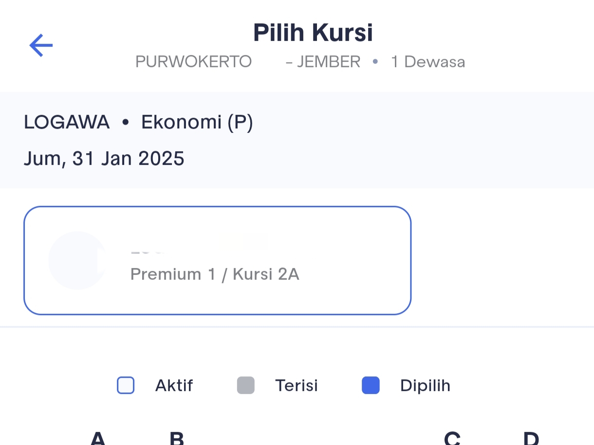 KA Logawa ganti rangkaian ekonomi premium menjelang penerapan Gapeka 2025.