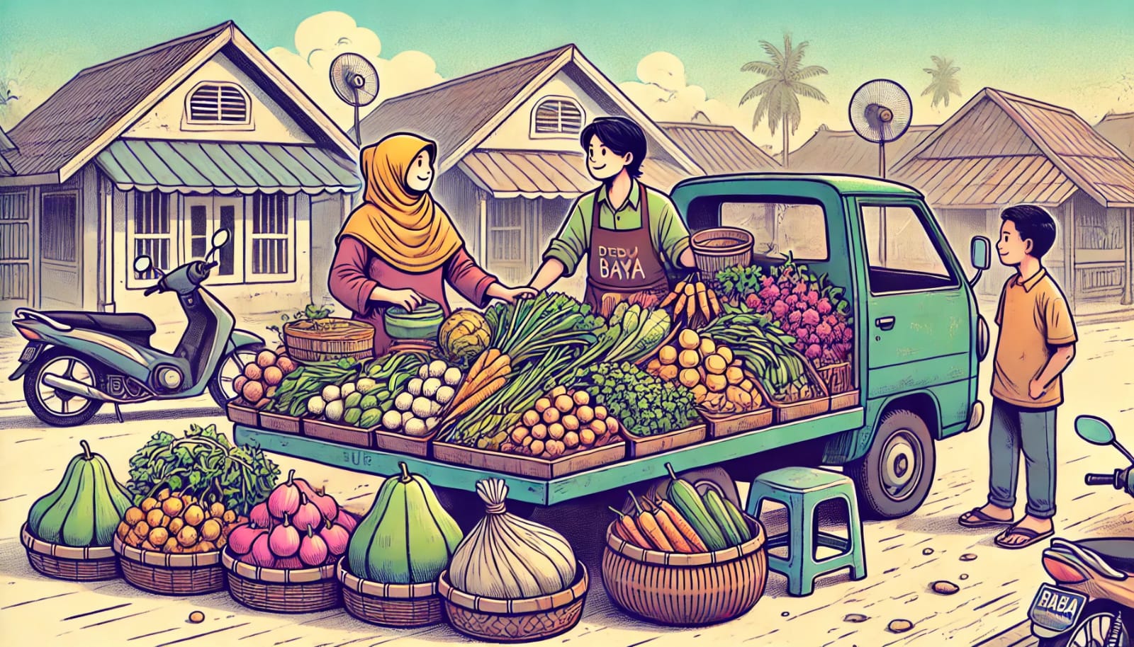 KASUS UNIK: Pedagang sayur di Magetan digugat perdata karena berjualan menggunakan mobil pikap