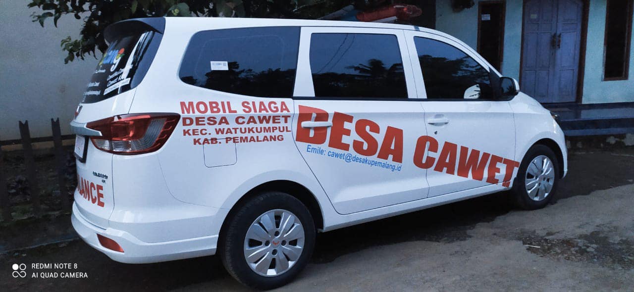 Mobil operasional milik Desa Cawet, Kecamatan Watukumpul, Kabupaten Pemalang, Jawa Tengah. (Foto: facebook.com/DesakuCawet)