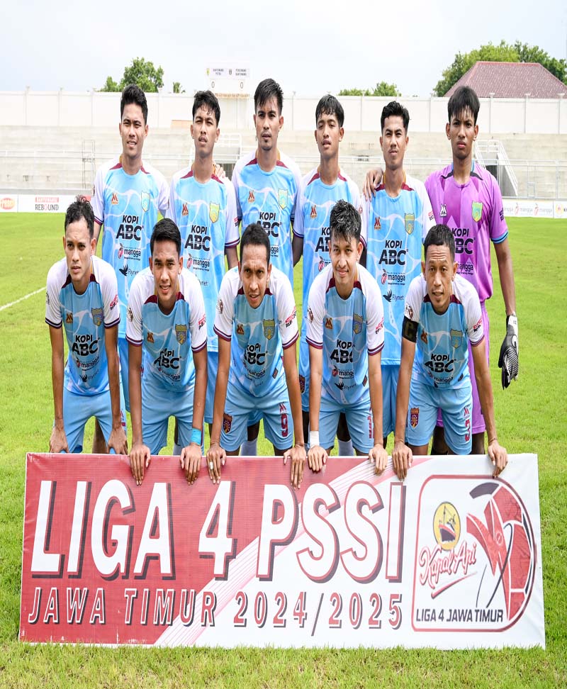 WINNING TEAM: Persewangi menjadi juara Liga 4 Jatim usai menundukkan Persinga Ngawi di final