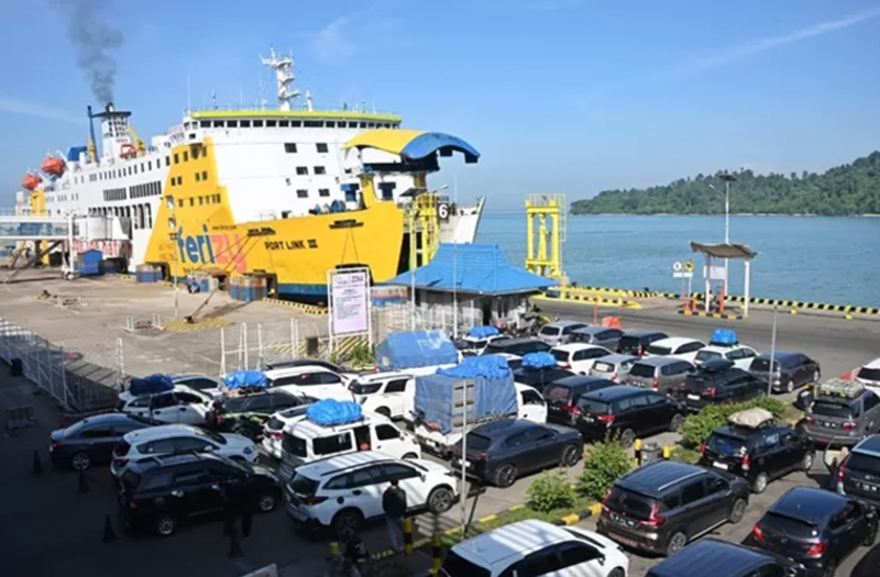 SIAP MUDIK: Harga tiket mobil untuk penyeberangan Merak-Bakauheni bisa dipesan vi aplikasi Ferizy
