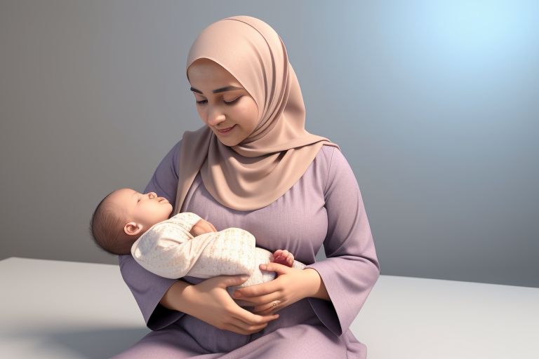 Ilustrasi ibu menyusui. (Ali/AI/RadarBwi)