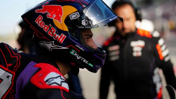 Jorge Martin (Aprilia Racing) hadir sebagai tamu spesial dalam konferensi pers Argentina GP, meskipun hanya bisa bergabung secara virtual dari Spanyol.