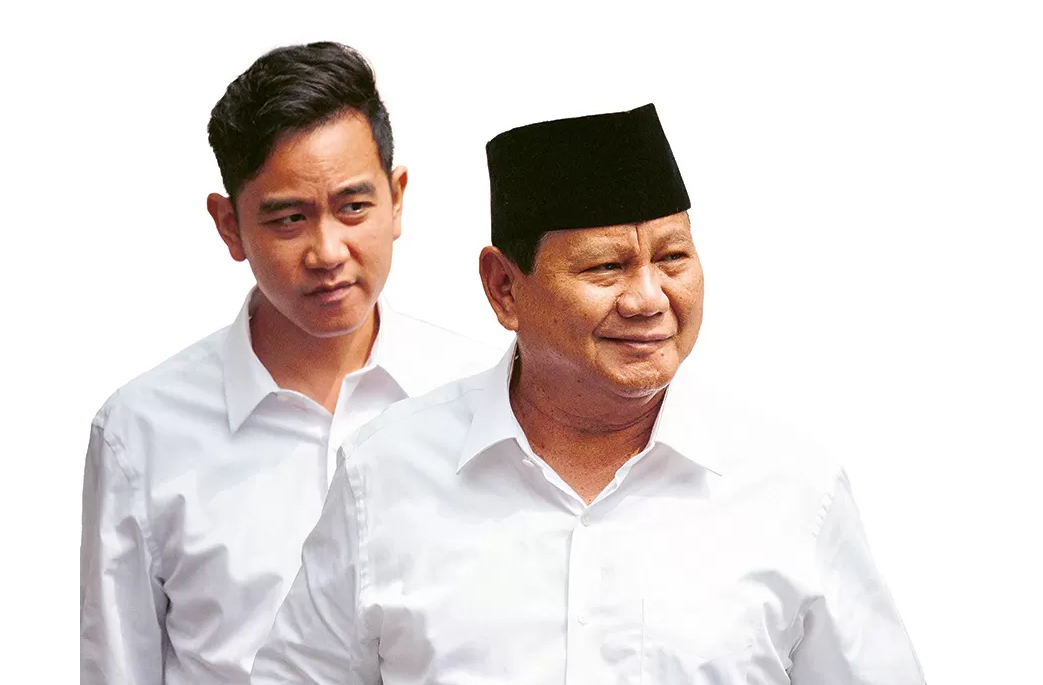 Presiden Prabowo Subianto-Wapres Gibran Rakabuming Raka. (Muhamad Ali/Jawa Pos) (YASUYOSHI CHIBA)