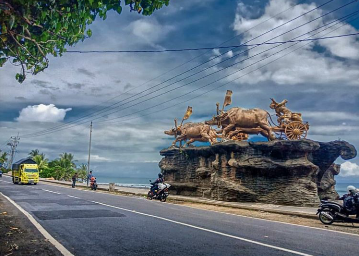 REST AREA ALTERNATIF: Pantai Yeh Leh bisa menjadi pilihan tempat istirahat saat mudik