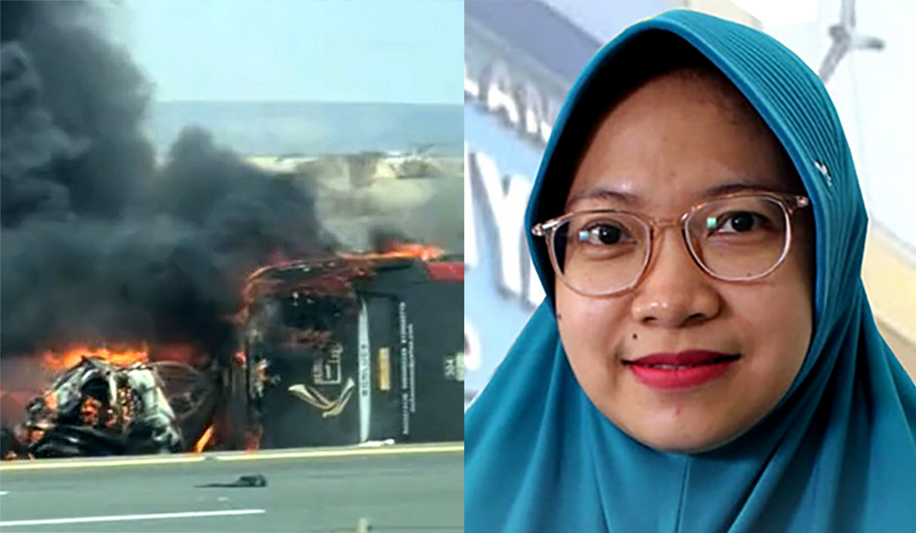 Bus yang ditumpangi rombongan jemaah umrah mengalami kecelakaan dan terbakar. dr. Dian Novita, Wakil Direktur RSI Muhammadiyah, menjadi salah satu korban.