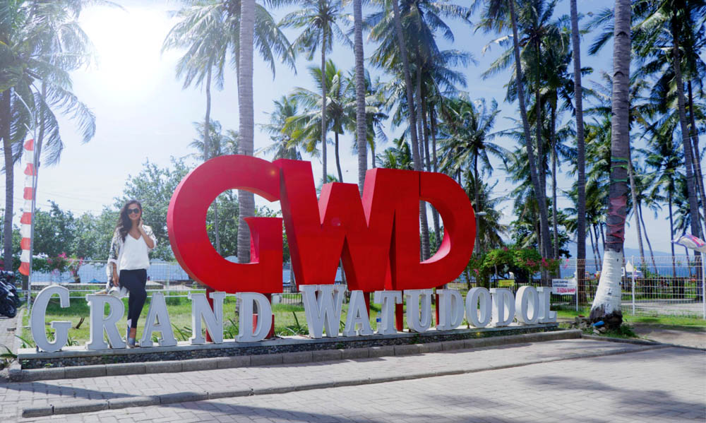 Wisatawan mengunjungi Grand Watudodol. Destinasi ini menjadi salah satu andalan pemkab untuk menarik kunjungan wisatawan ke Banyuwangi.