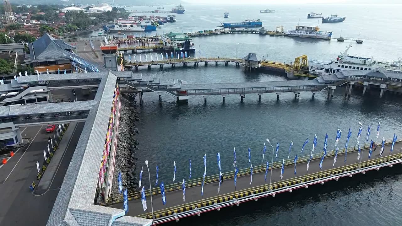 LENGANG: Kondisi Pelabuhan Ketapang Banyuwangi saat tutup operasi karena Nyepi
