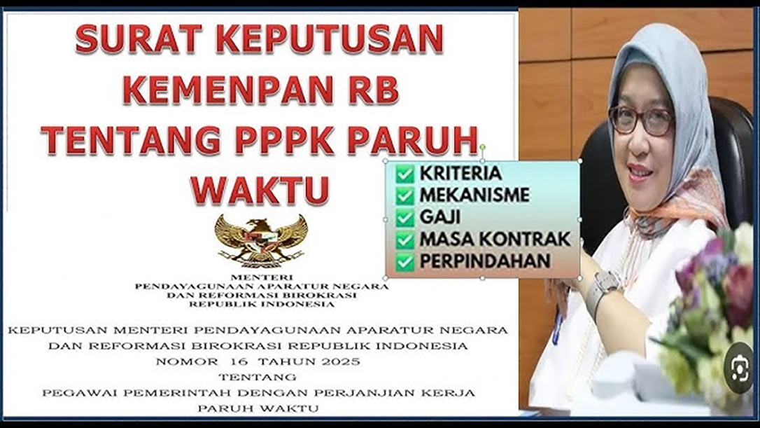 PPPK paruh waktu bisa diperpanjang asal memenuhi beberapa ketentuan. (Tangkapan Layar YouTube M 1027 Channel)