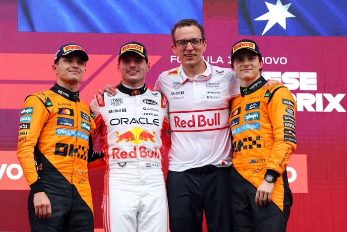 Lando Norris kembali harus mengakui keunggulan Max Verstappen di GP Jepang meski start dari posisi depan.