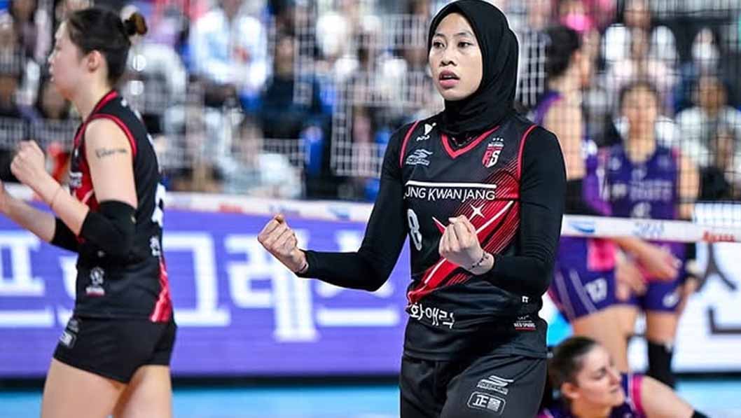Bintang Red Spark Megawati Hangestri. (Instagram/@red__sparks)