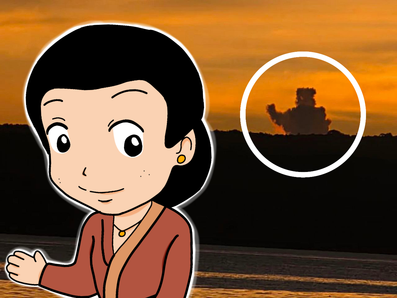 Potret Unik Awan Pagi Menyapa Warga di Banyuwangi pada Hari Kartini.