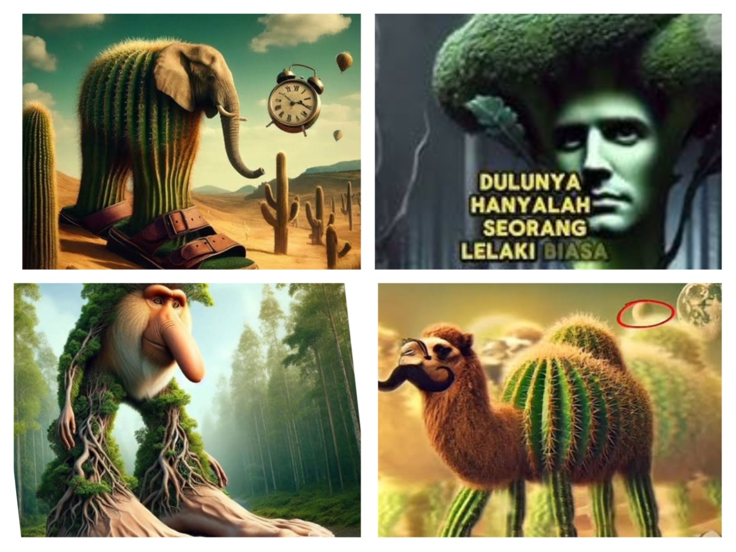 Anomali-anomali yang berasal dari tumbuhan.