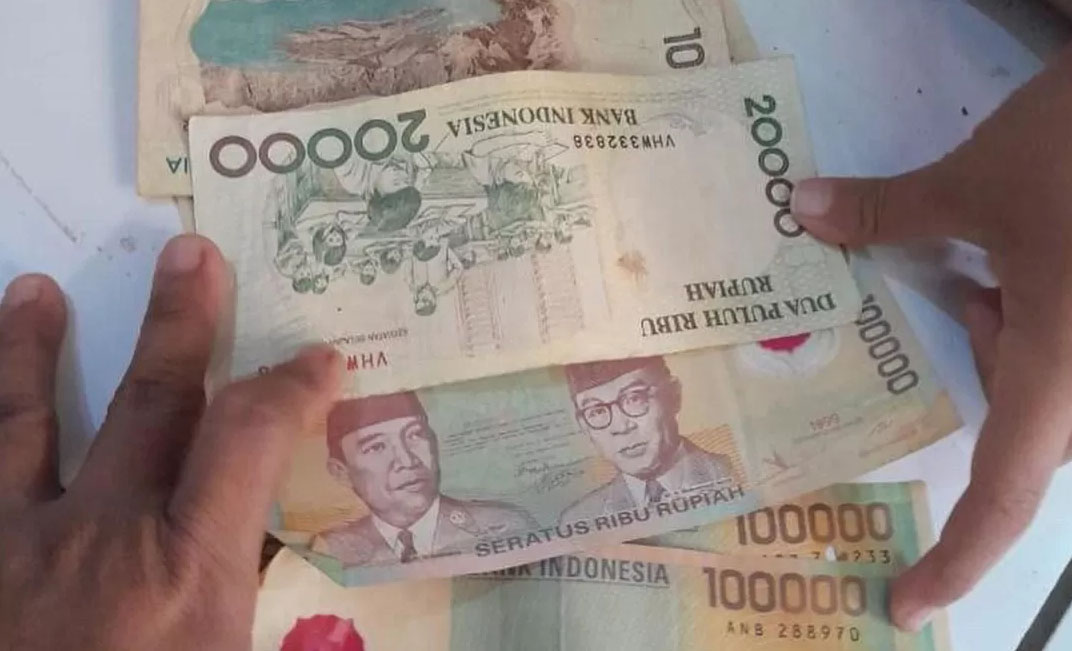ILUSTRASI Uang lama. (IG NetizenSerang)