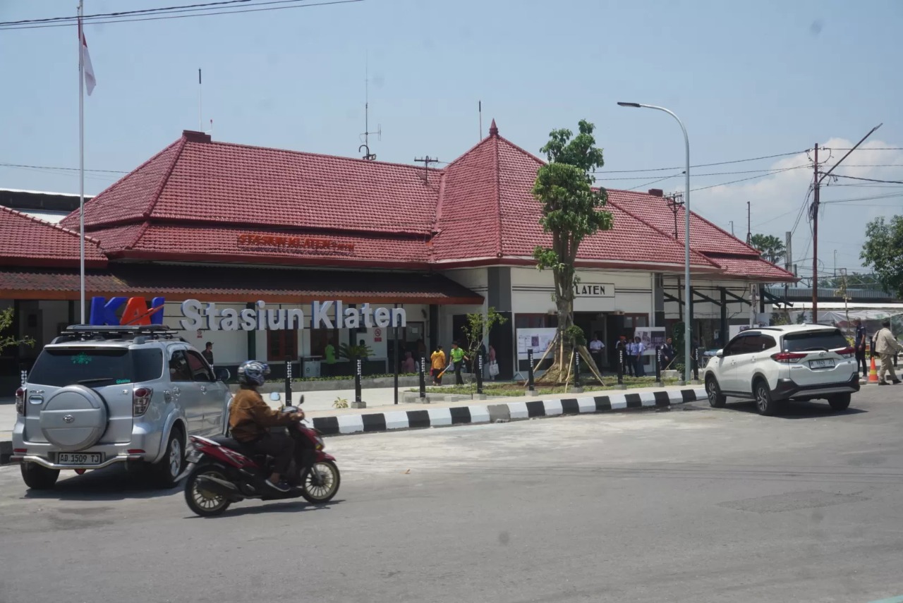 Stasiun Klaten usai direvitalisasi.