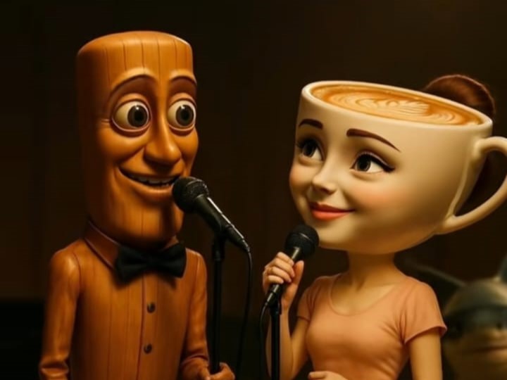 Lagu yang diciptakan AI untuk kisah cinta anomali Tung Tung Tung Sahur dan Ballerina Cappuccina