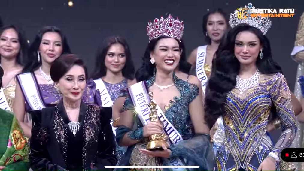 Firsta Yufi Amarta Putri dinobatkan menjadi Puteri Indonesia 2025 di Plenary Hall, Jakarta Convention Center di Jakarta, Jum
