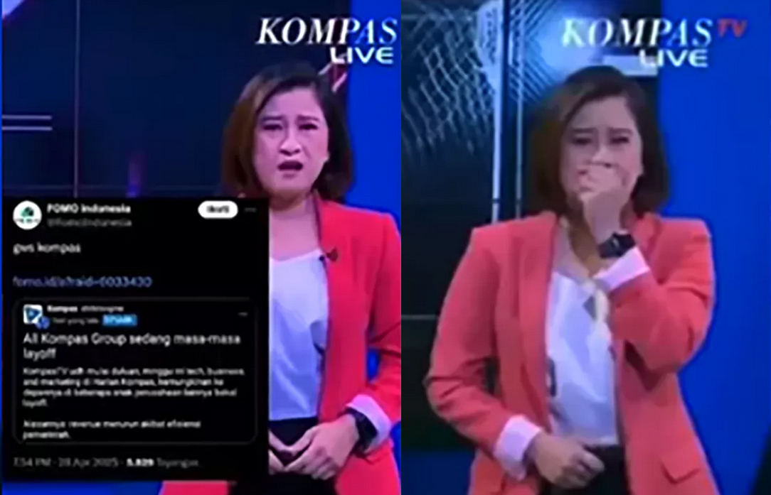 Momen Haru di Kompas TV: Gita Maharkesri Ucapkan Salam Perpisahan di Siaran Terakhir.
