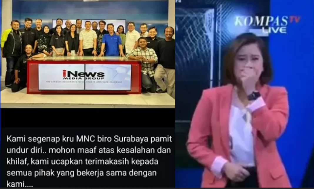 Dari Kompas TV hingga INews yang mennyatakan pamit undur diri. (X)