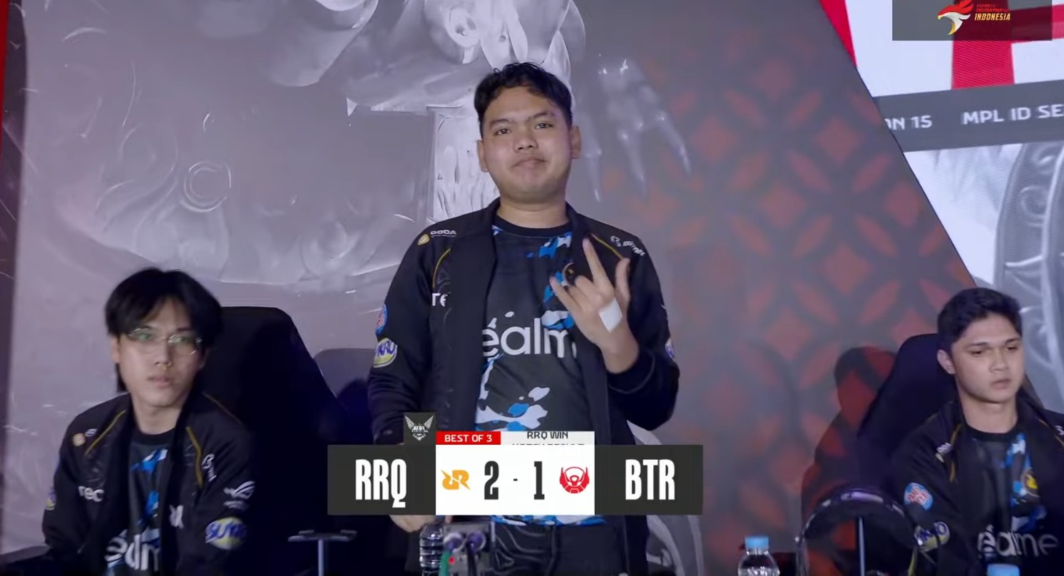 Tuntaskan game yang ke tiga, RRQ bungkam BTR dengan skor 2 -1, MPL ID S15 Week 6 (YouTube MPL Indonesia).
