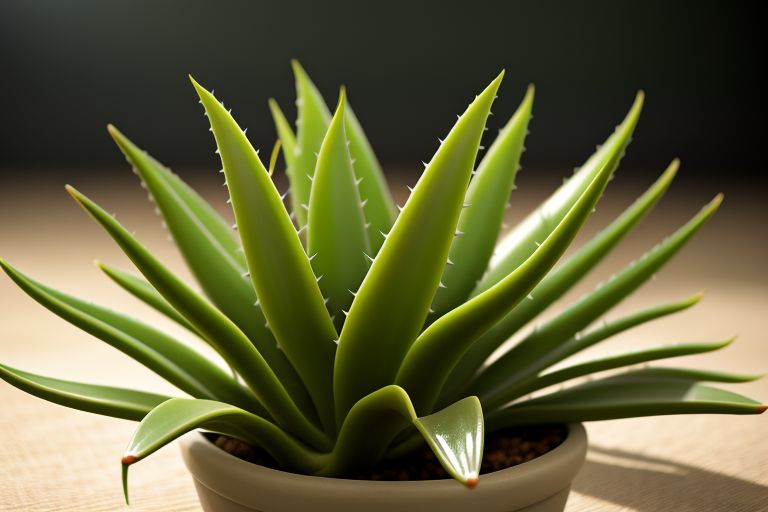 Tanaman aloe vera atau lidah buaya. (AI)