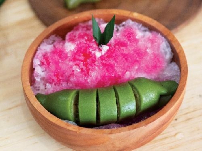 Pisang Ijo Cendana yang viral di TikTok.